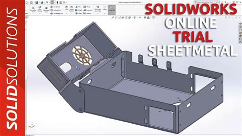 how to create a sheet metal box in solidworks|solidworks sheet metal pdf.